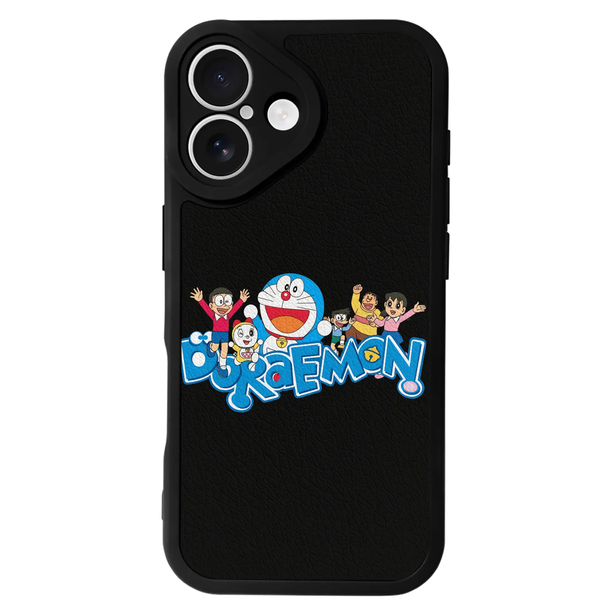 ドラえもん グッズドラえもん - IPhone 16シリーズ対応 ・ シリコンスマホケース ・ レザー調 ・ 高精度フィット ・ 耐衝撃 ・ ワイヤレス充電対応 ・ 精密カット